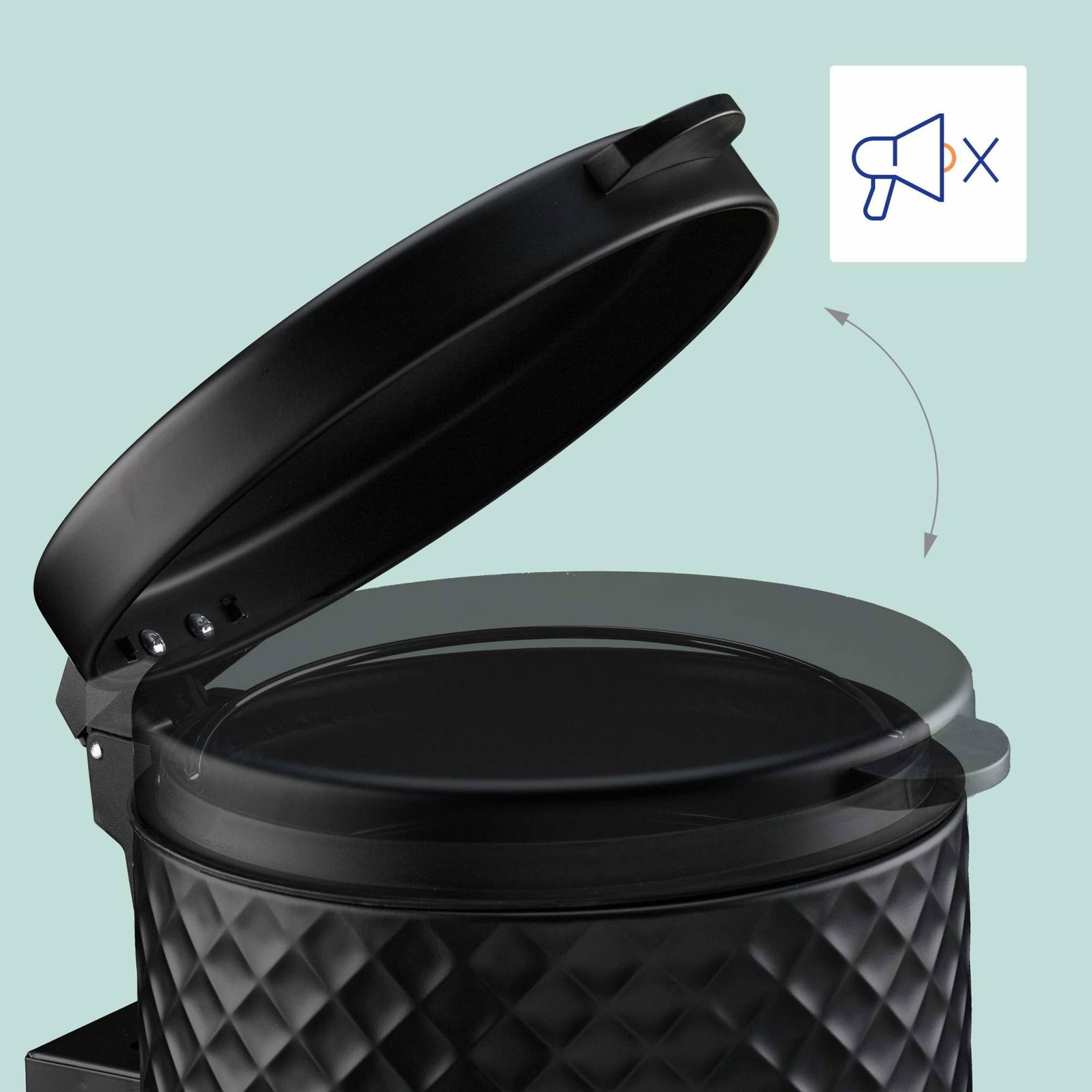 Veggmontert kosmetikkbeholder 3 liter
