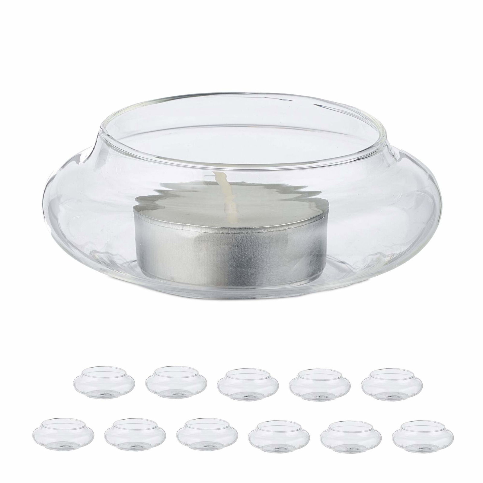 Flytende telysholder sett med 12 stk
