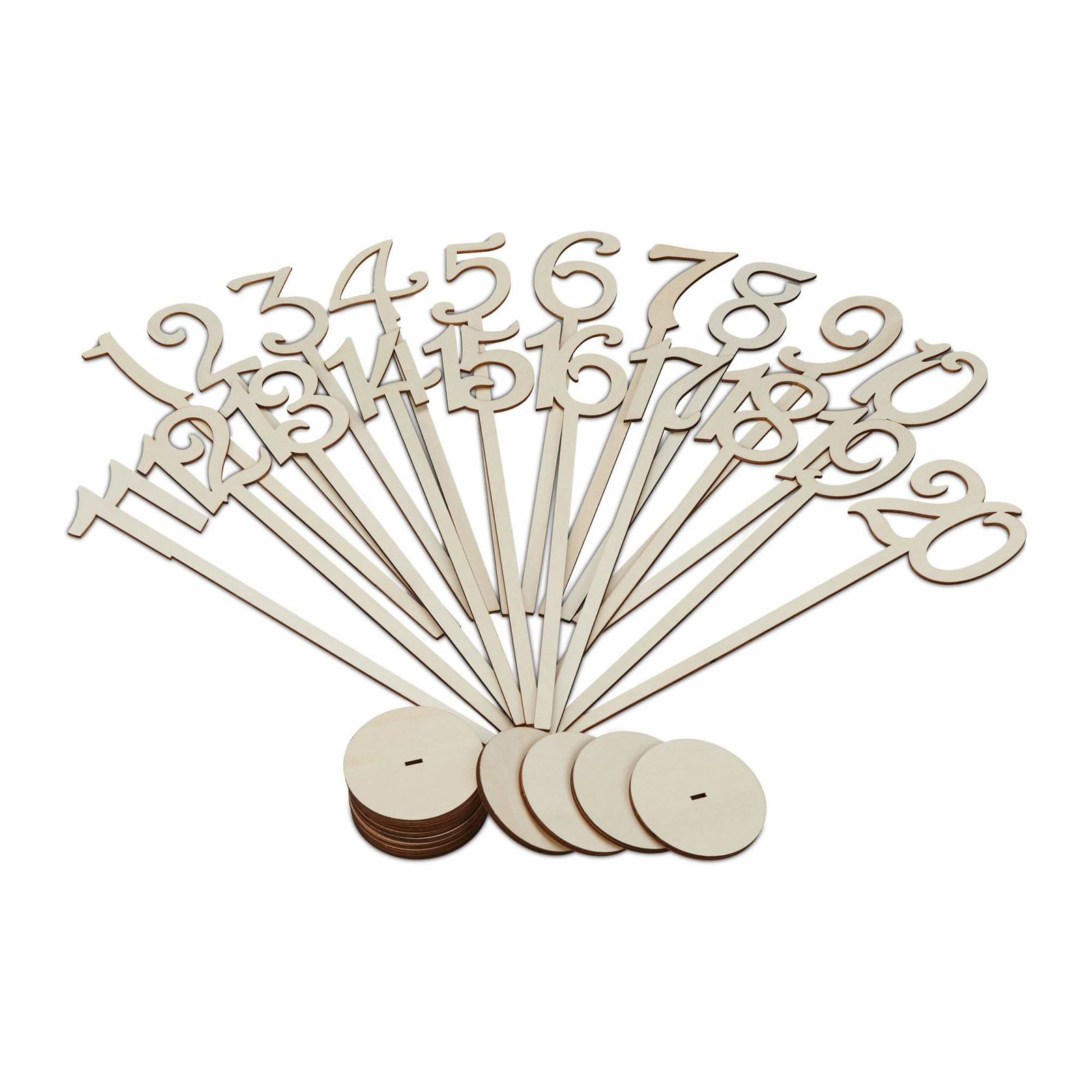 Tabellnummer bryllup 1-20