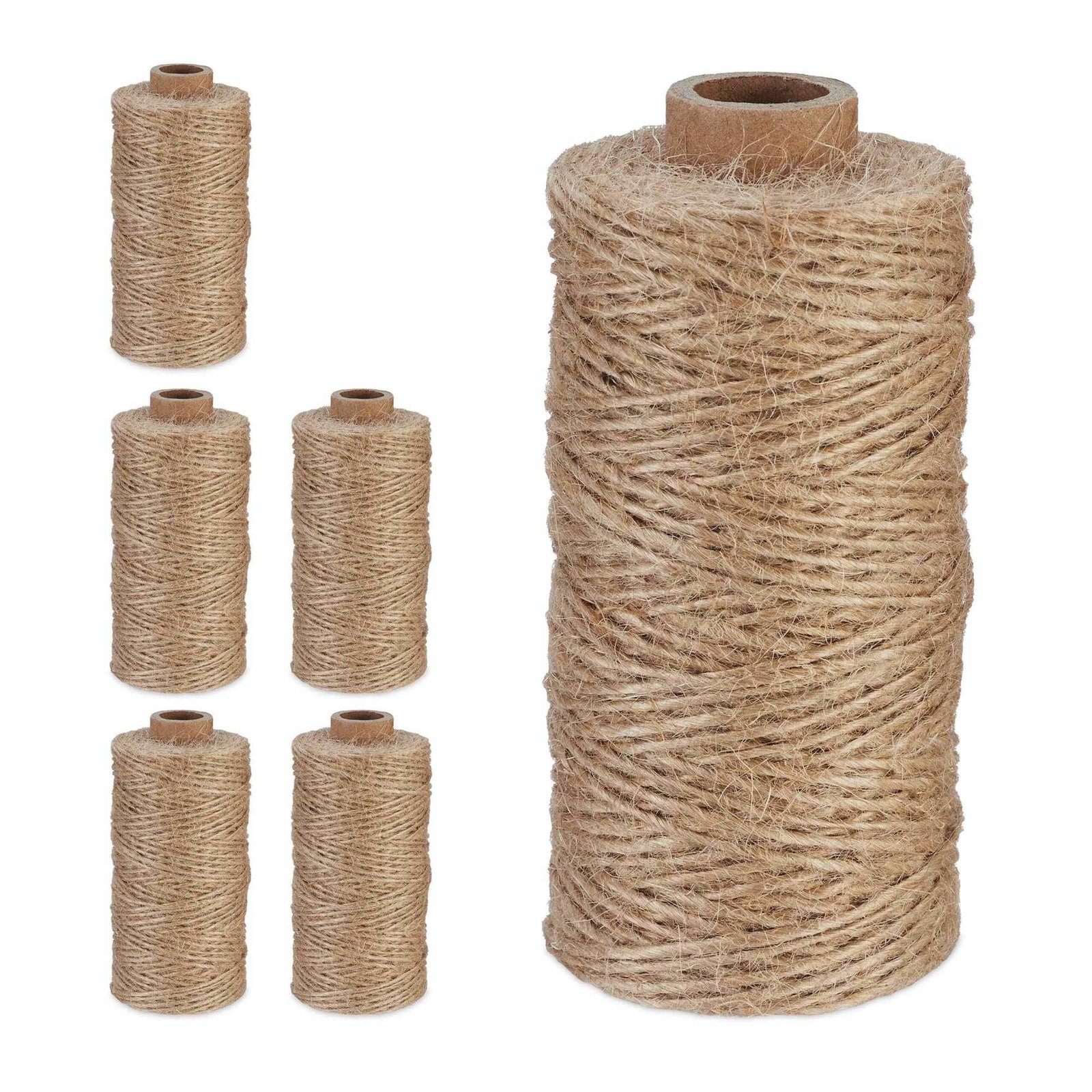Jutekabel 1 mm x 100 m sett med 6 stk