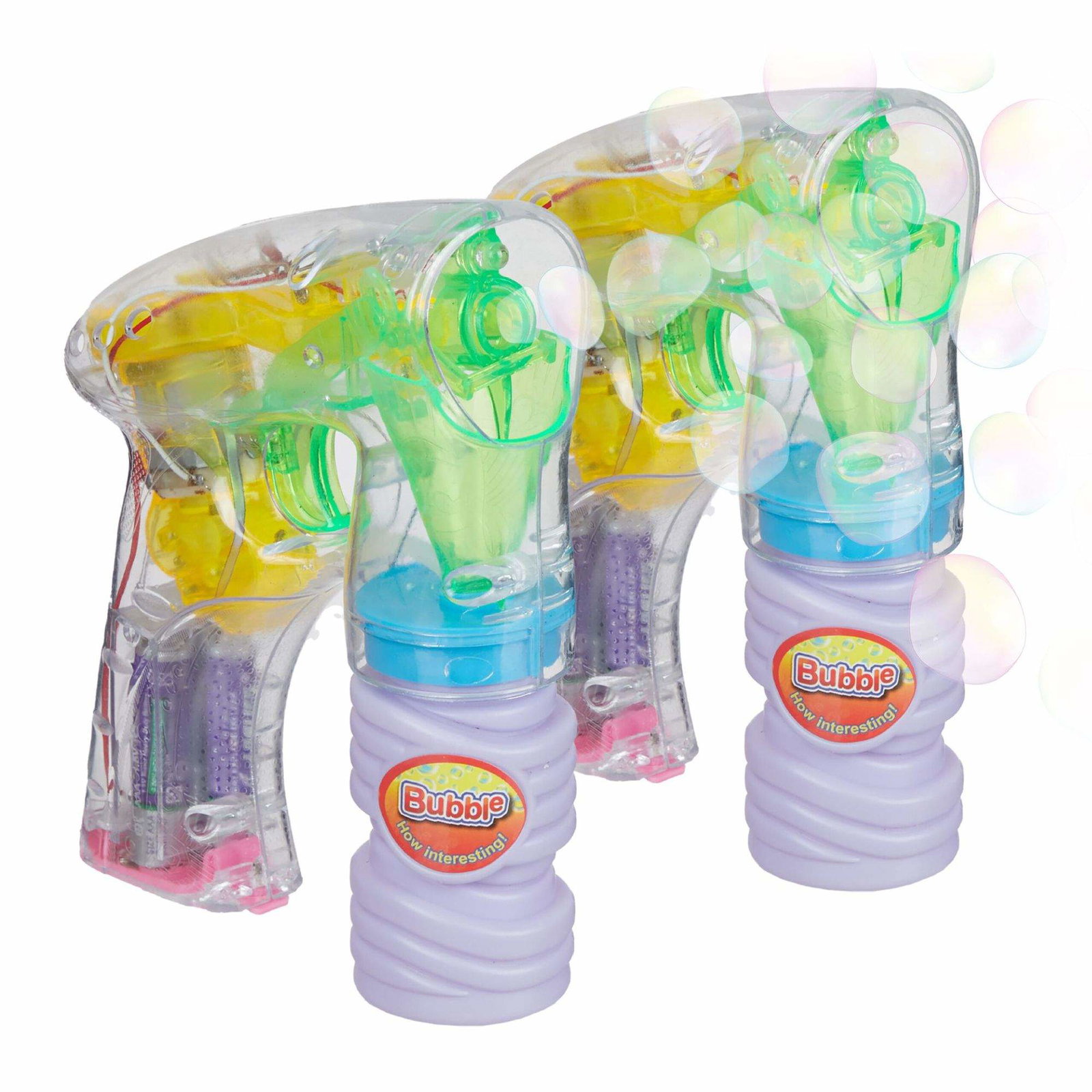 LED boblepistol - sett med 2