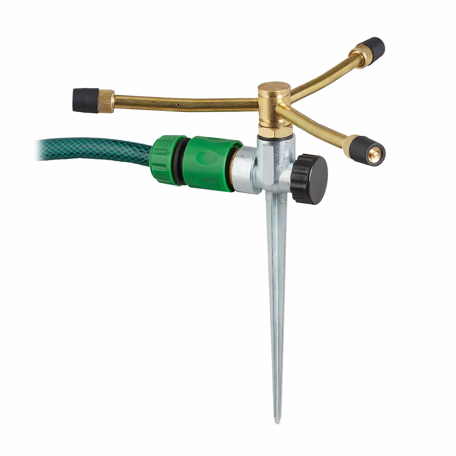 Sprinkler 3-armet med jordanker