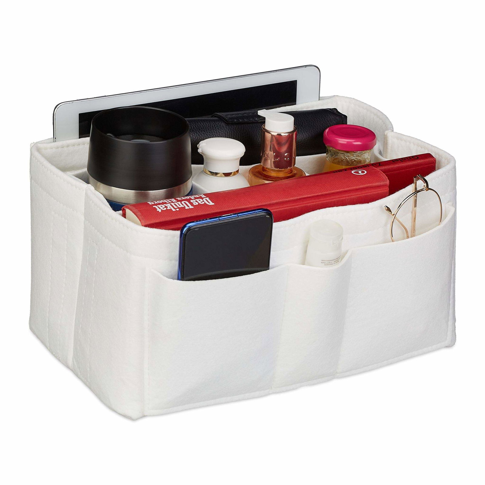 Veske Organizer Veske Filt Hvit