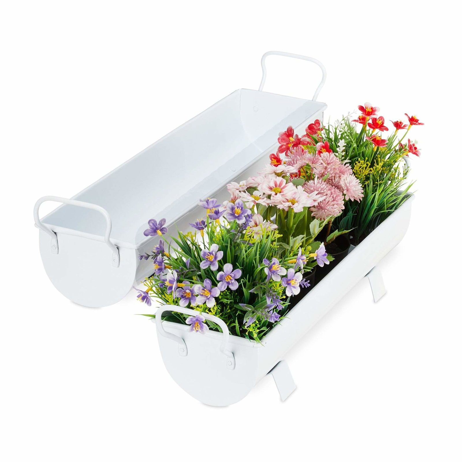 Blomsterkasse sett med to