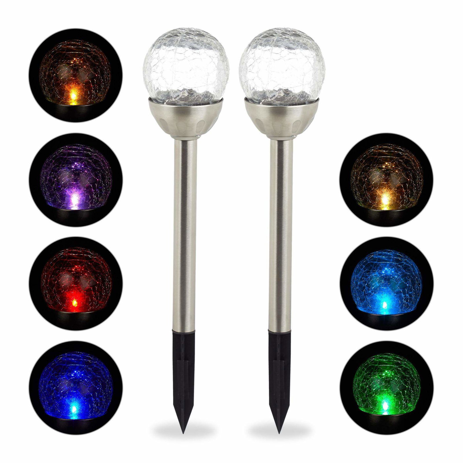 2-pack solcellelamper