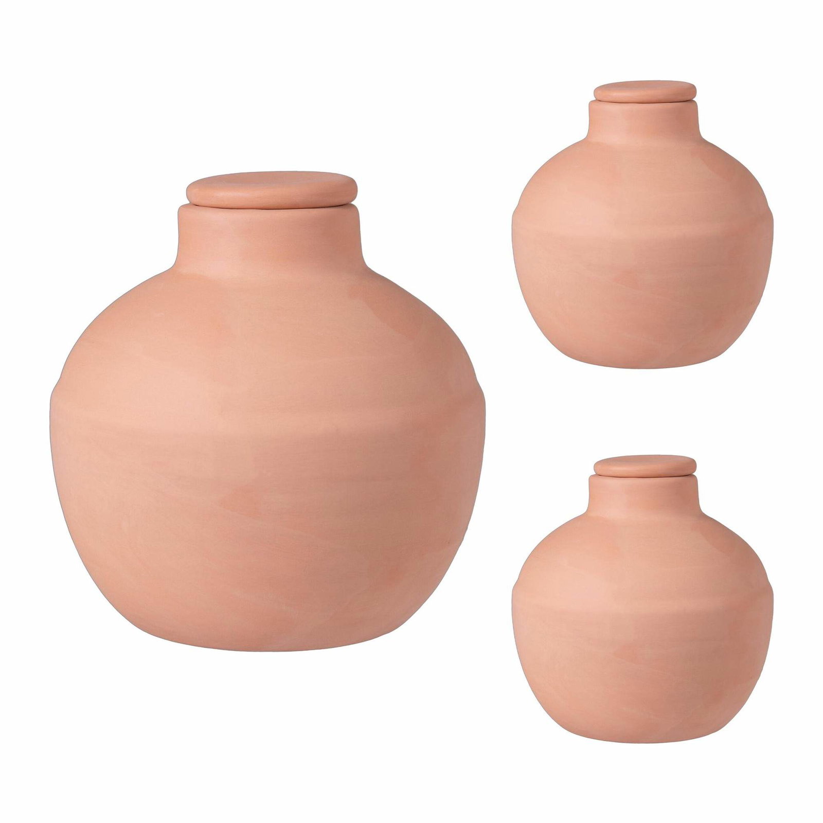 Ollas vanningssett, 800 ml leirvannbeholder, 3-pakning