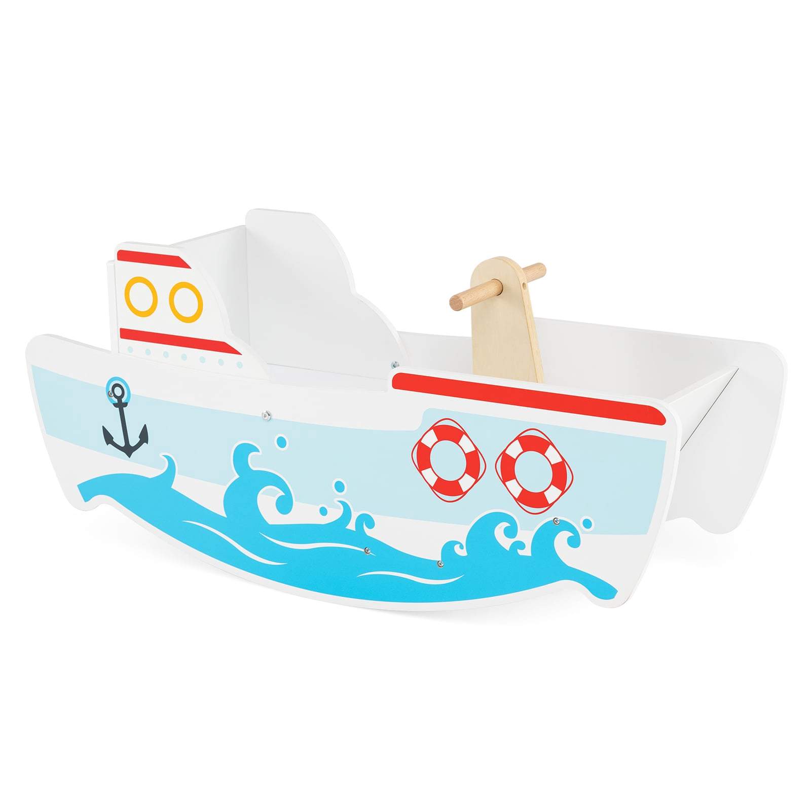 Tregyngebåt – nautisk design, 40 husker, trygt sete