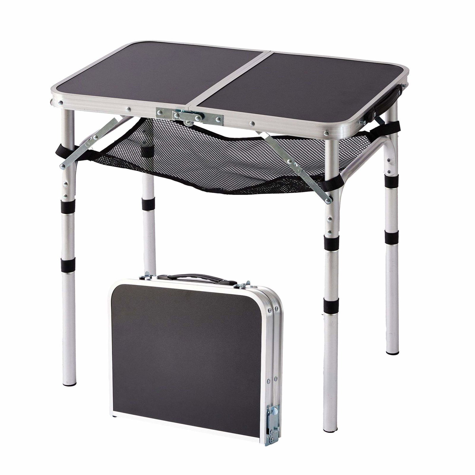 Høydejusterbart sammenleggbart campingbord – Lett, vannavstøtende
