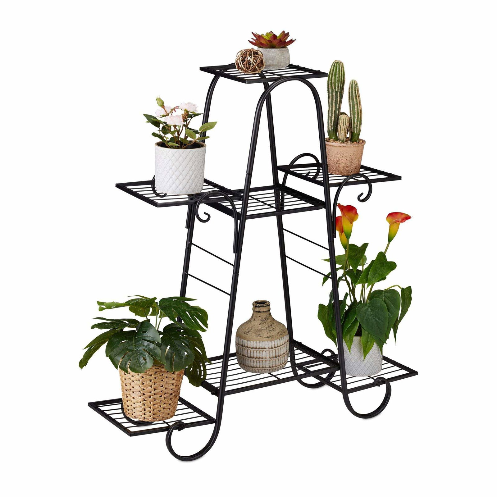 Blomstertrapp i metall