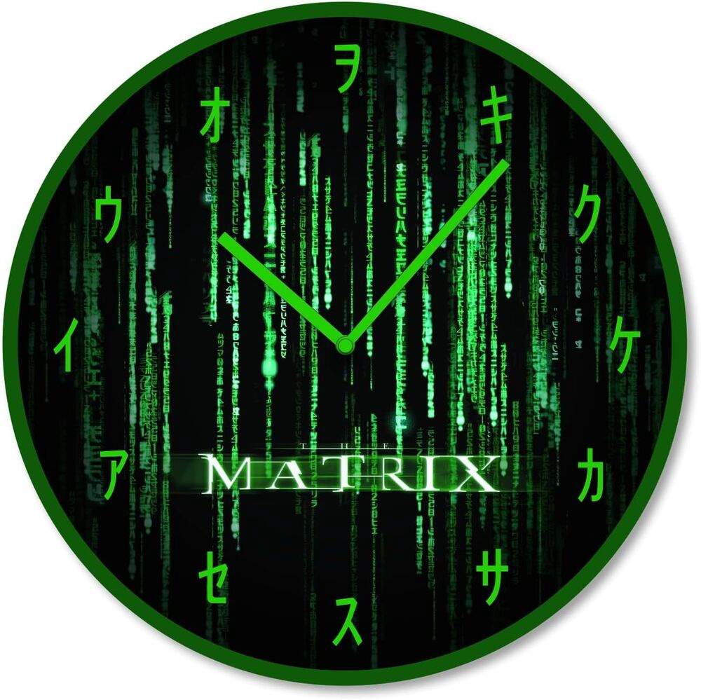 Matrix Code veggklokke