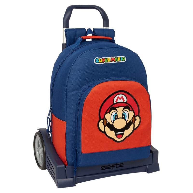 Super Mario Bros.-tralle – 42 cm, ergonomisk, avtakbar ryggsekk