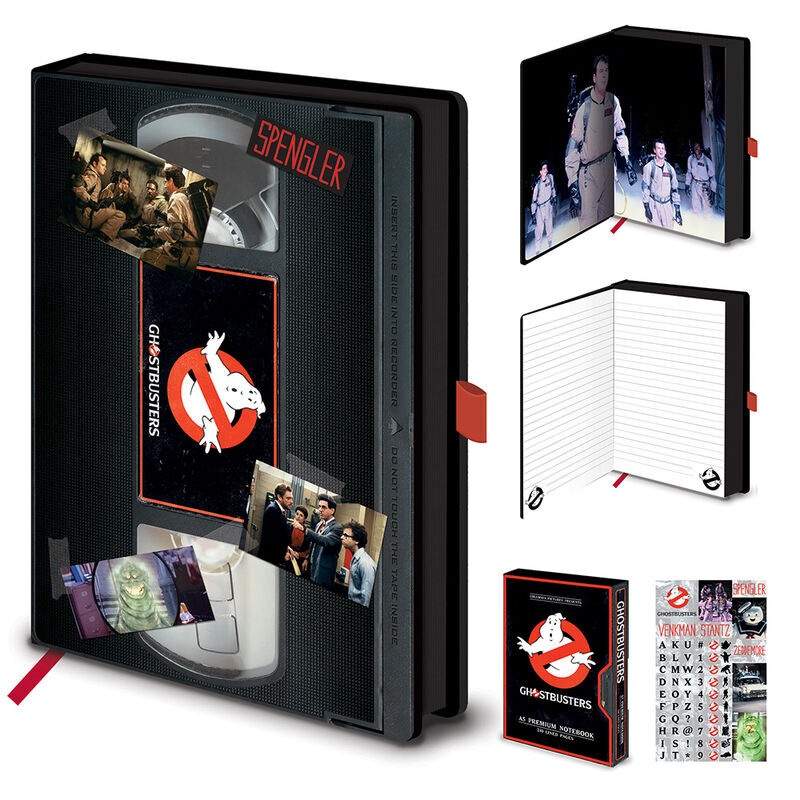 Ghostbusters VHS A5 premium notatbok