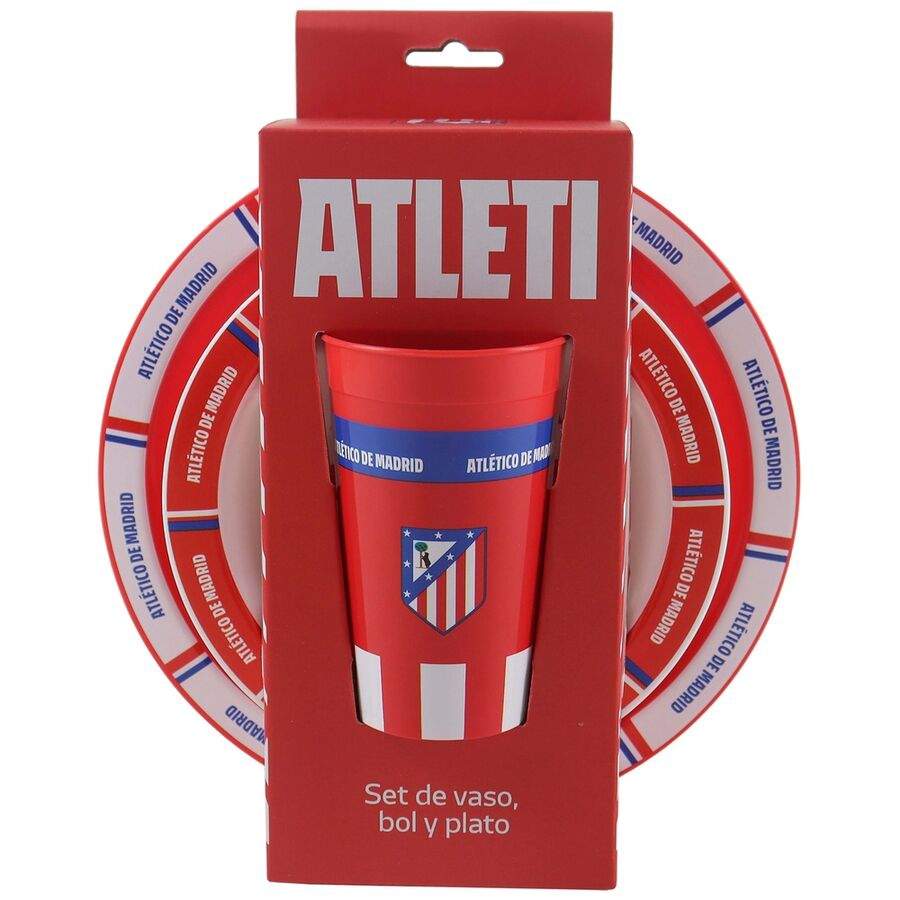 Atletico de Madrid 3 stk. frokostsett