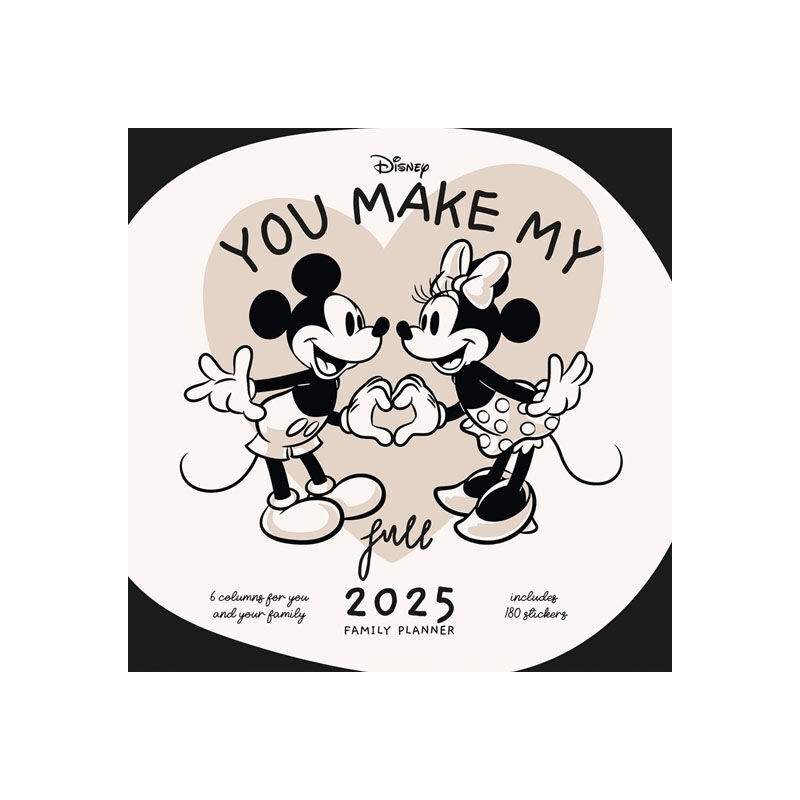 Disney Mikke Mus og venner Familieplanleggingskalender