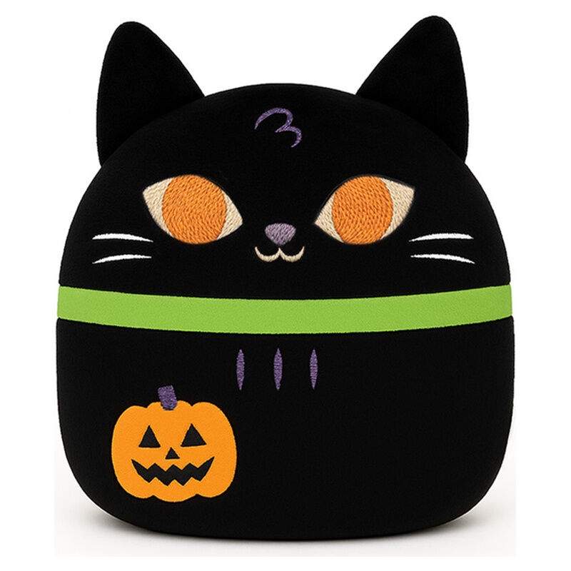 Svart katt plysjleke 24 cm