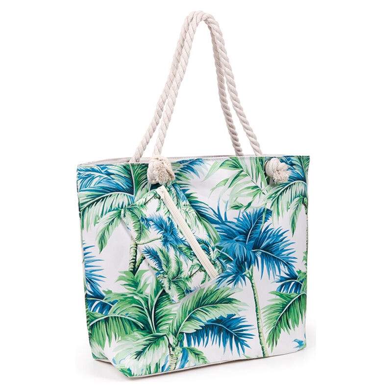 Palm Trees strandveskesett – bomull og polyester, 2 deler