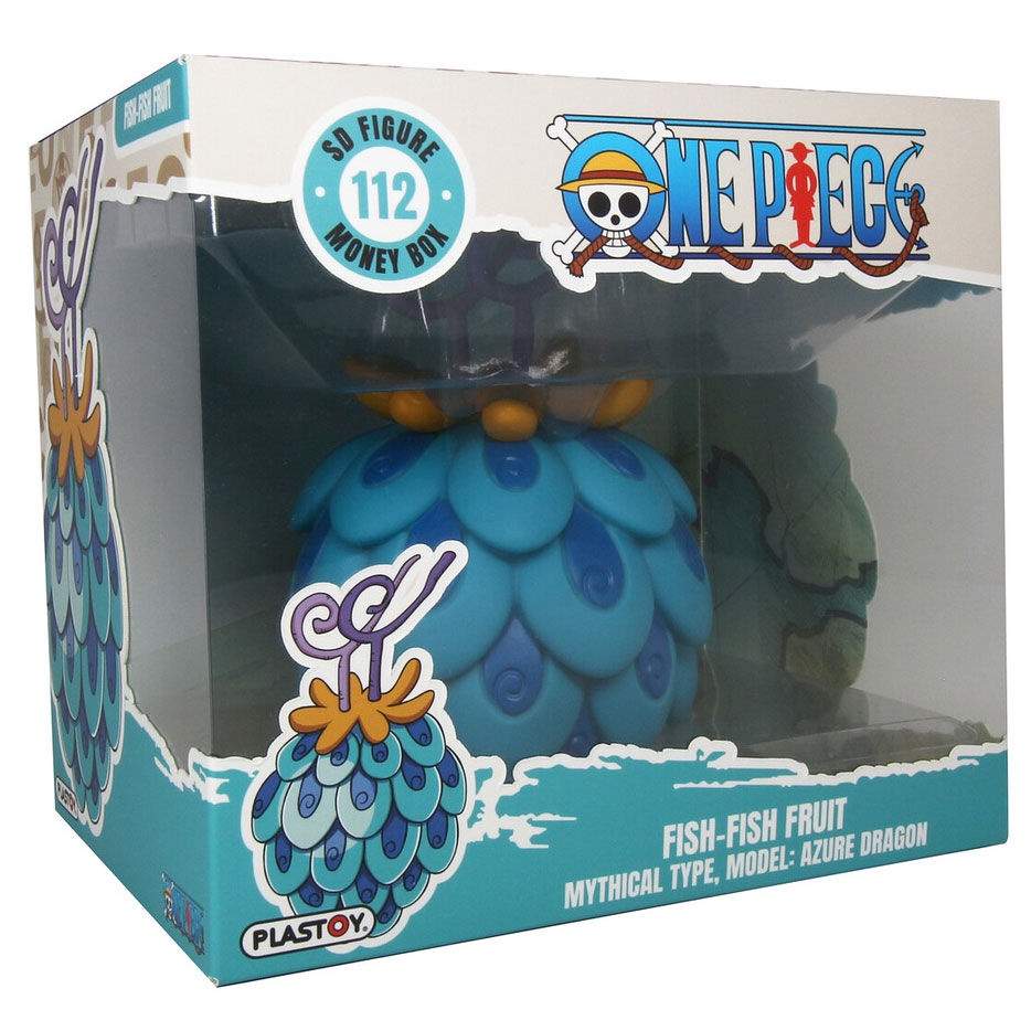 One Piece Fish-Fish Fruit Myntbank – 14 cm PVC-figur
