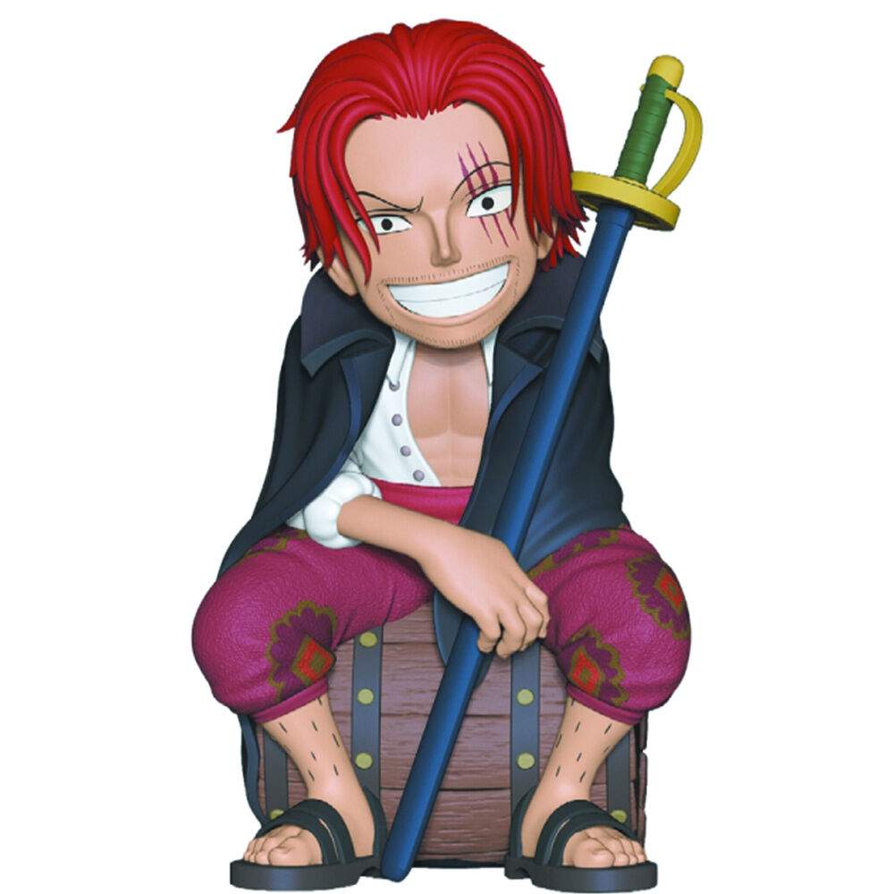 One Piece Shanks sparegris – 15 cm PVC-myntholder