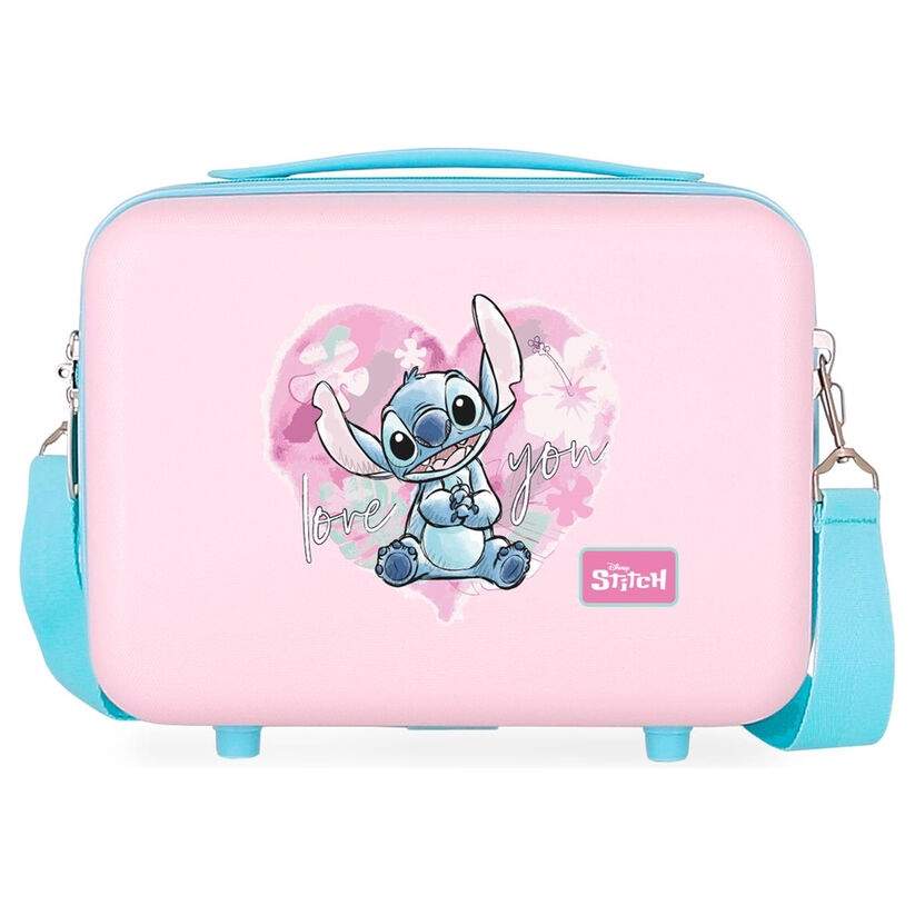 Disney Stitch Heart ABS tilpasningsdyktig skjønnhetsetui 29 cm