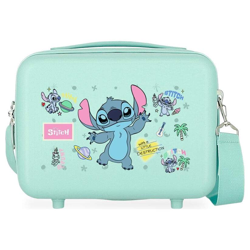 Disney Stitch Little Destruction ABS tilpasningsdyktig skjønnhetsetui 29 cm