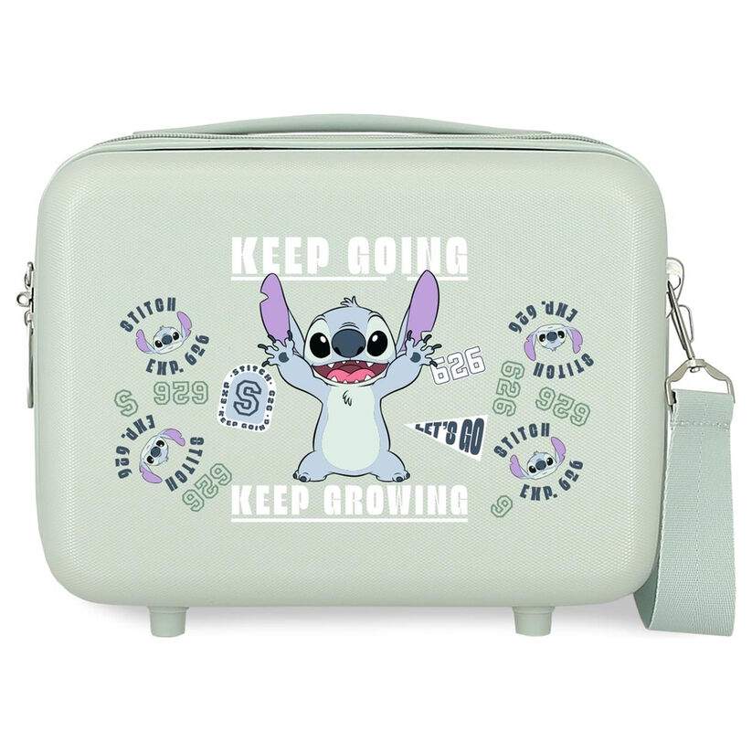 Disney Stitch Keep Going ABS tilpasningsdyktig skjønnhetsetui 29 cm