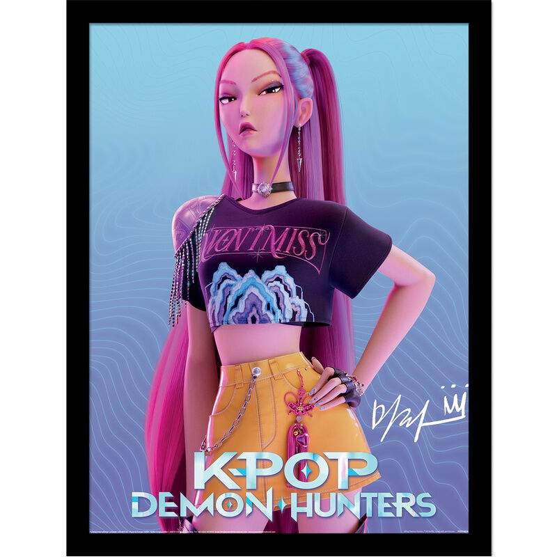 KPop Demon Hunters Mira Innrammet trykk