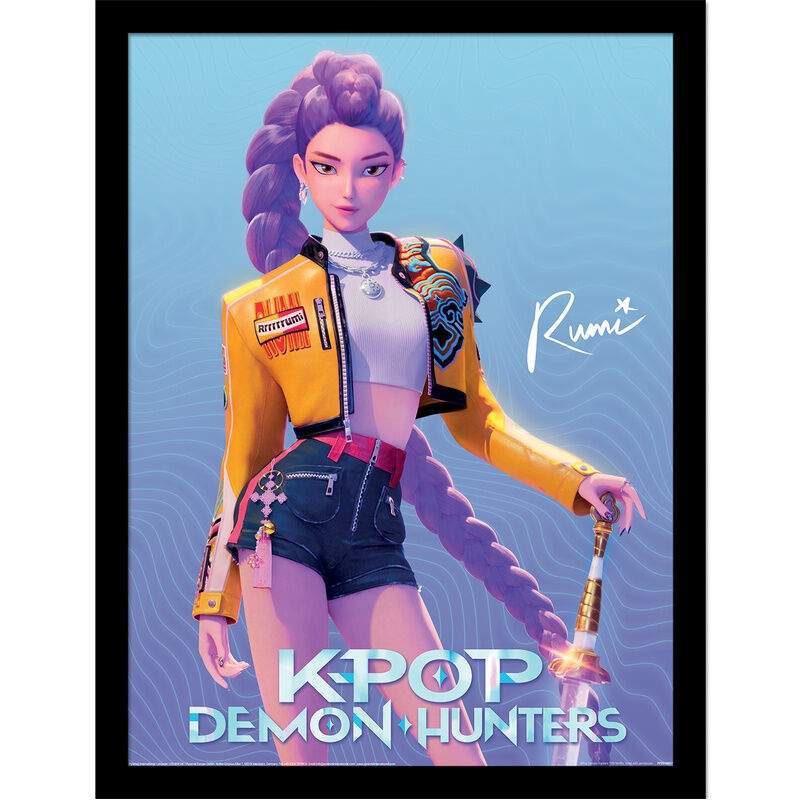 KPop Demon Hunters Rumi Innrammet trykk
