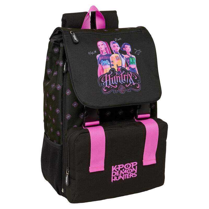 Kpop Demon Hunters-ryggsekk – ergonomisk, reflekterende, 18,5 x 41 x 15 cm