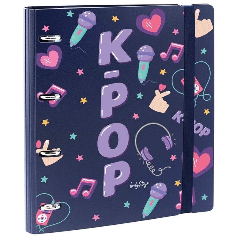 K-Pop mørkeblå smartmappe