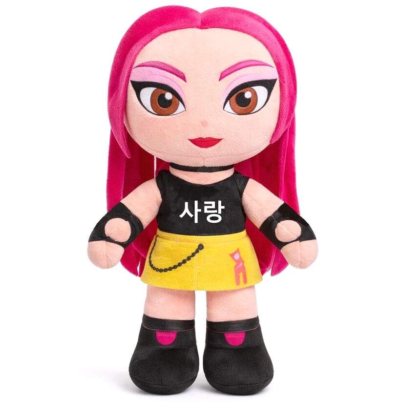 Kpop fuchsia plysjleke 35 cm