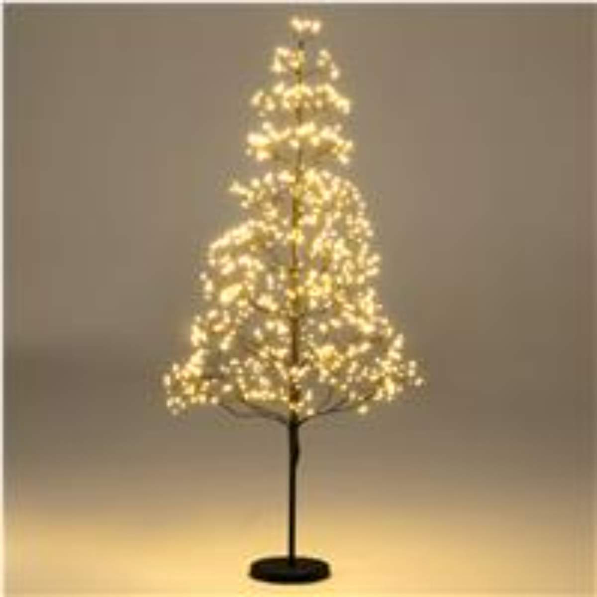 Opplyst juletre, 120 cm, 800 varmhvite LED-lys