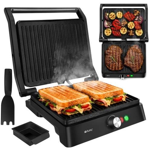Elektrisk grill 2000W med temperaturkontroll