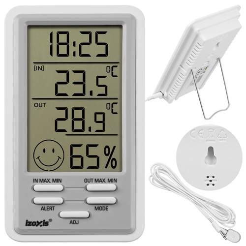 Trådløs værstasjon med termometer og hygrometer