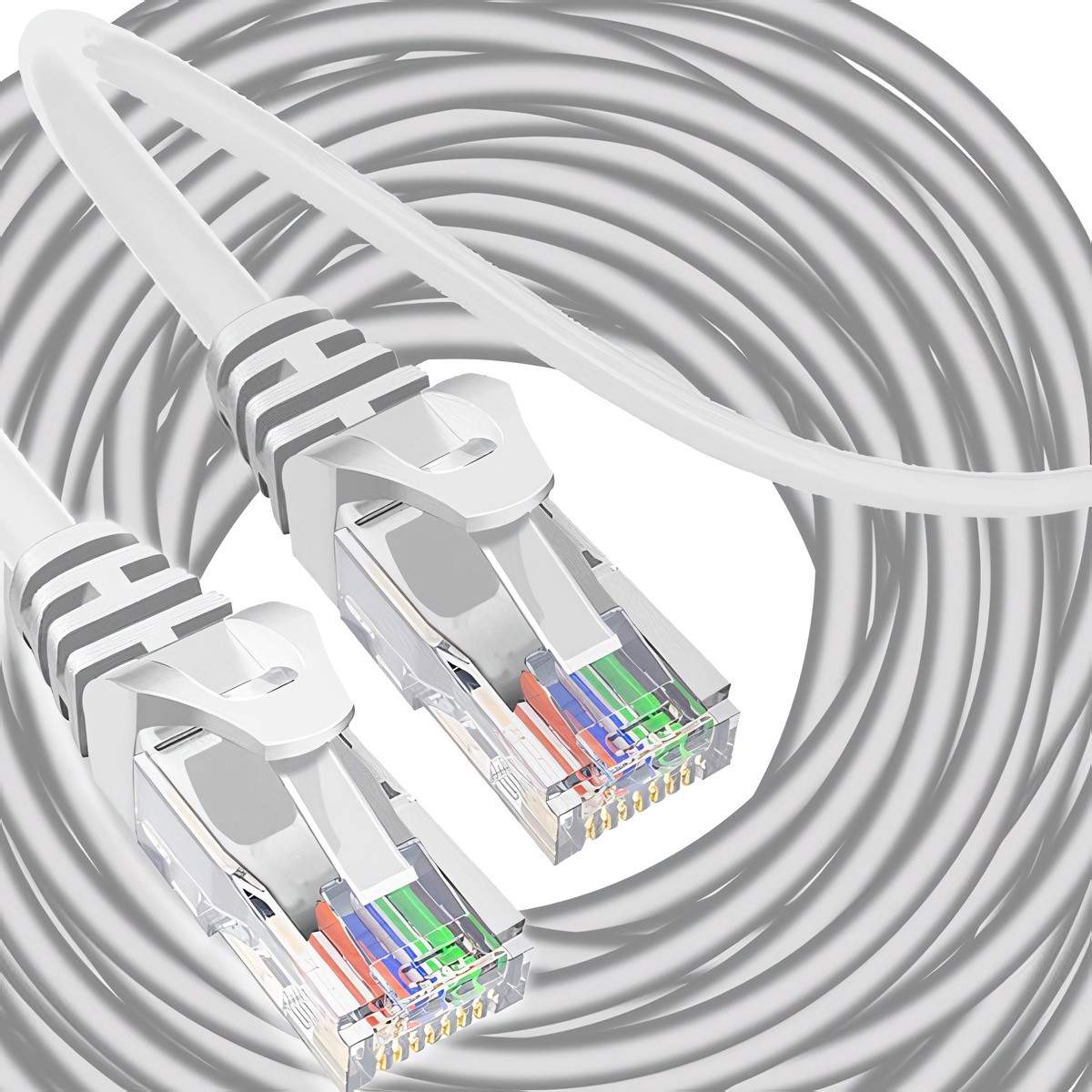 LAN-Kabel 30m - Rask, Sikker, RJ45, PVC