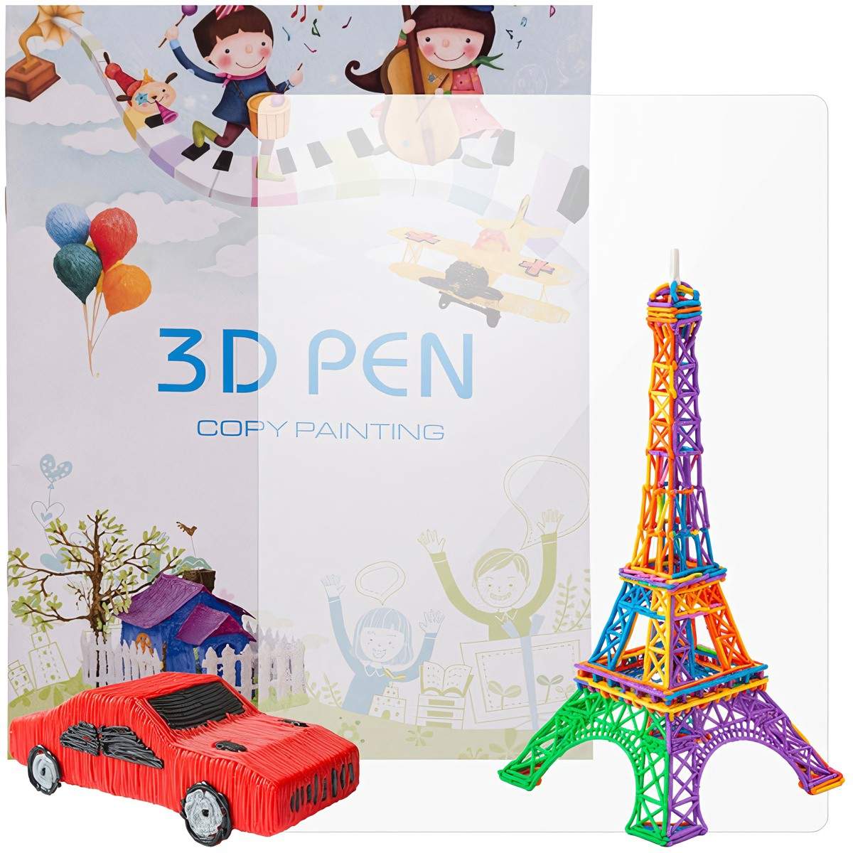 3D-pennmaler bok: 40 pleksiglassmønstre