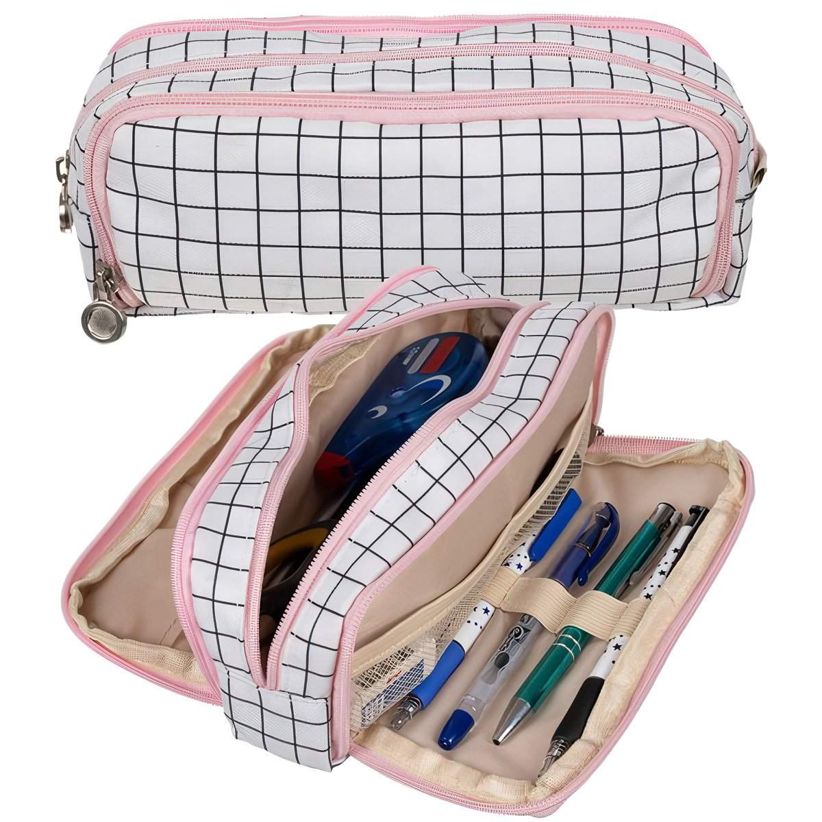 Trifold rutete pennal