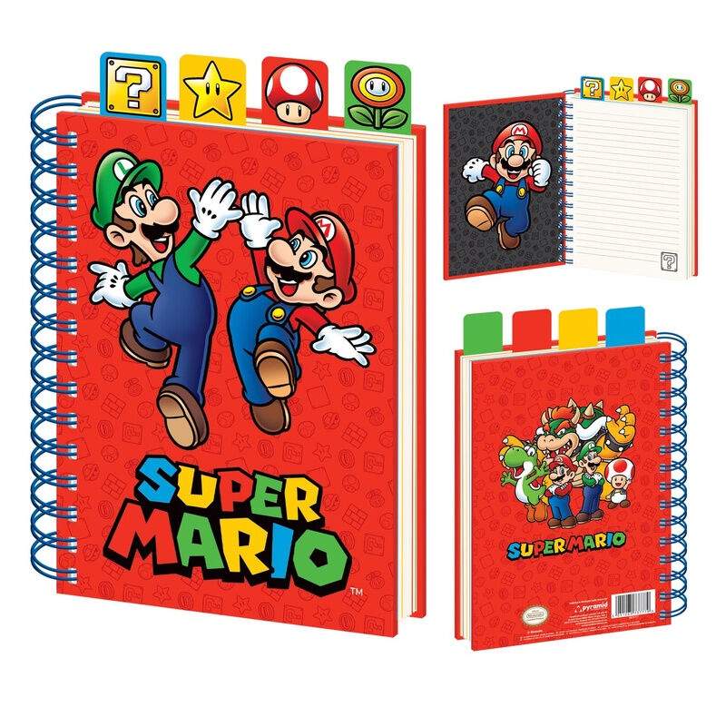 Super Mario A5 notatbok