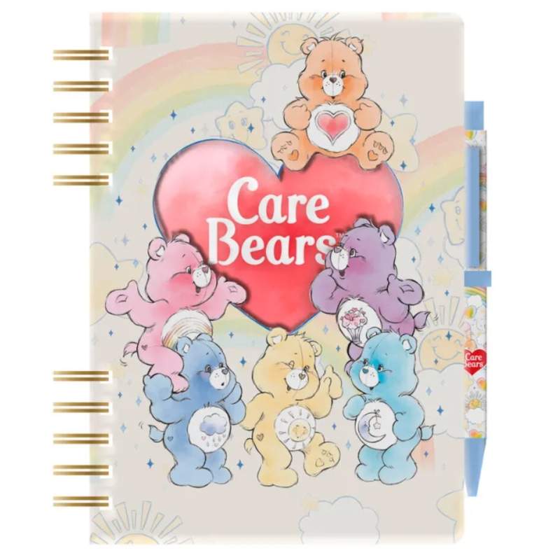 Care Bears A5 notatbok + penn og klistremerker