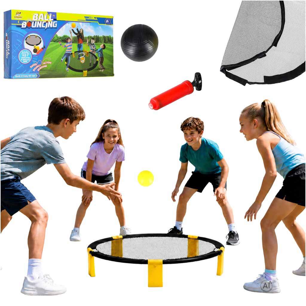 Rundnett-spillsett – Rundnett med 2 baller