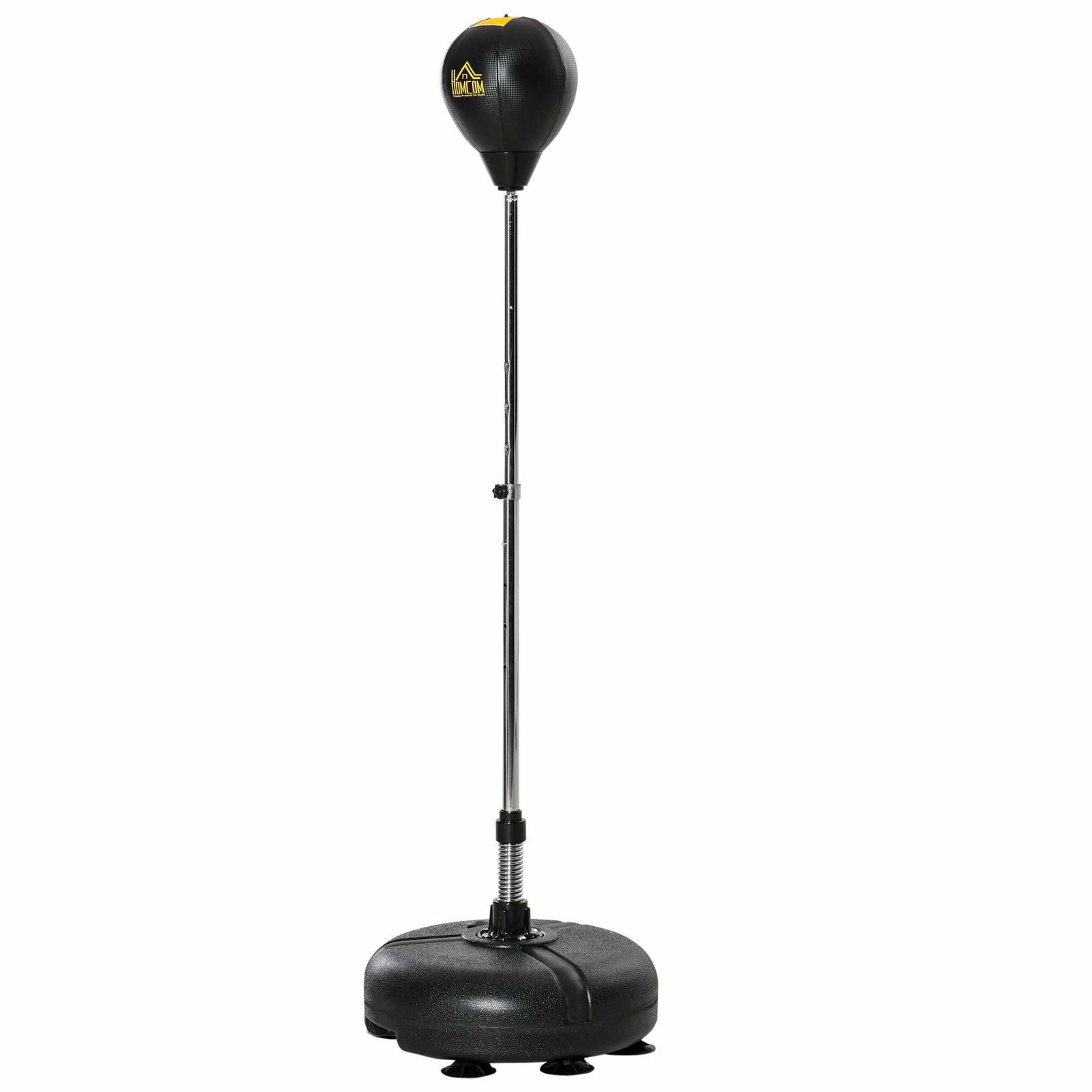 Justerbart bokseballsett med hansker – svart, 133–151 cm