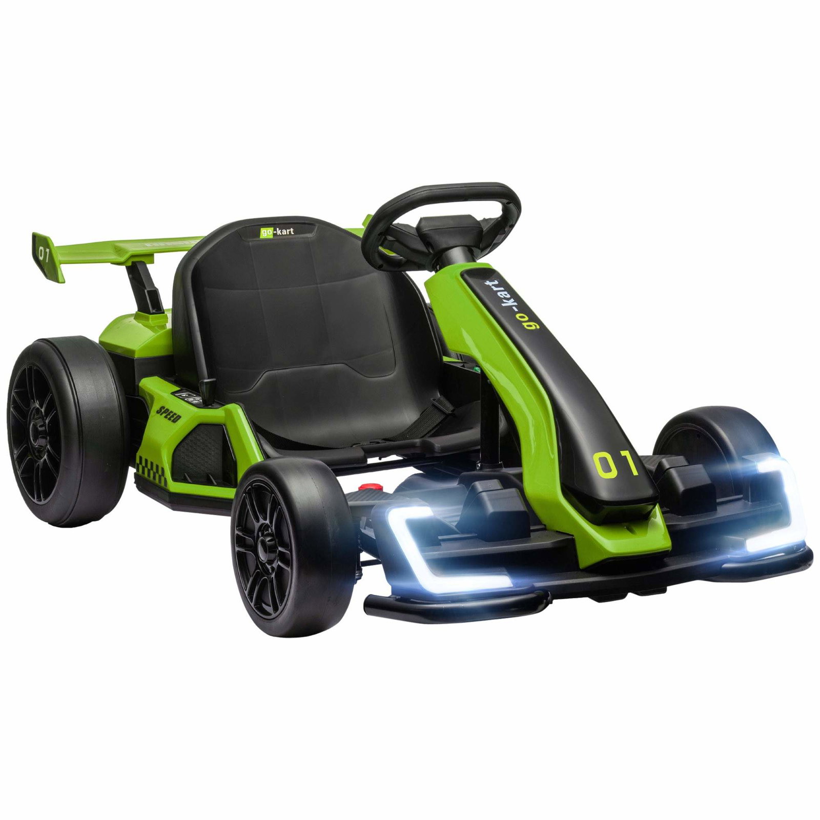 Elektrisk gokart for barn, 24V, driftmodus, justerbart sete