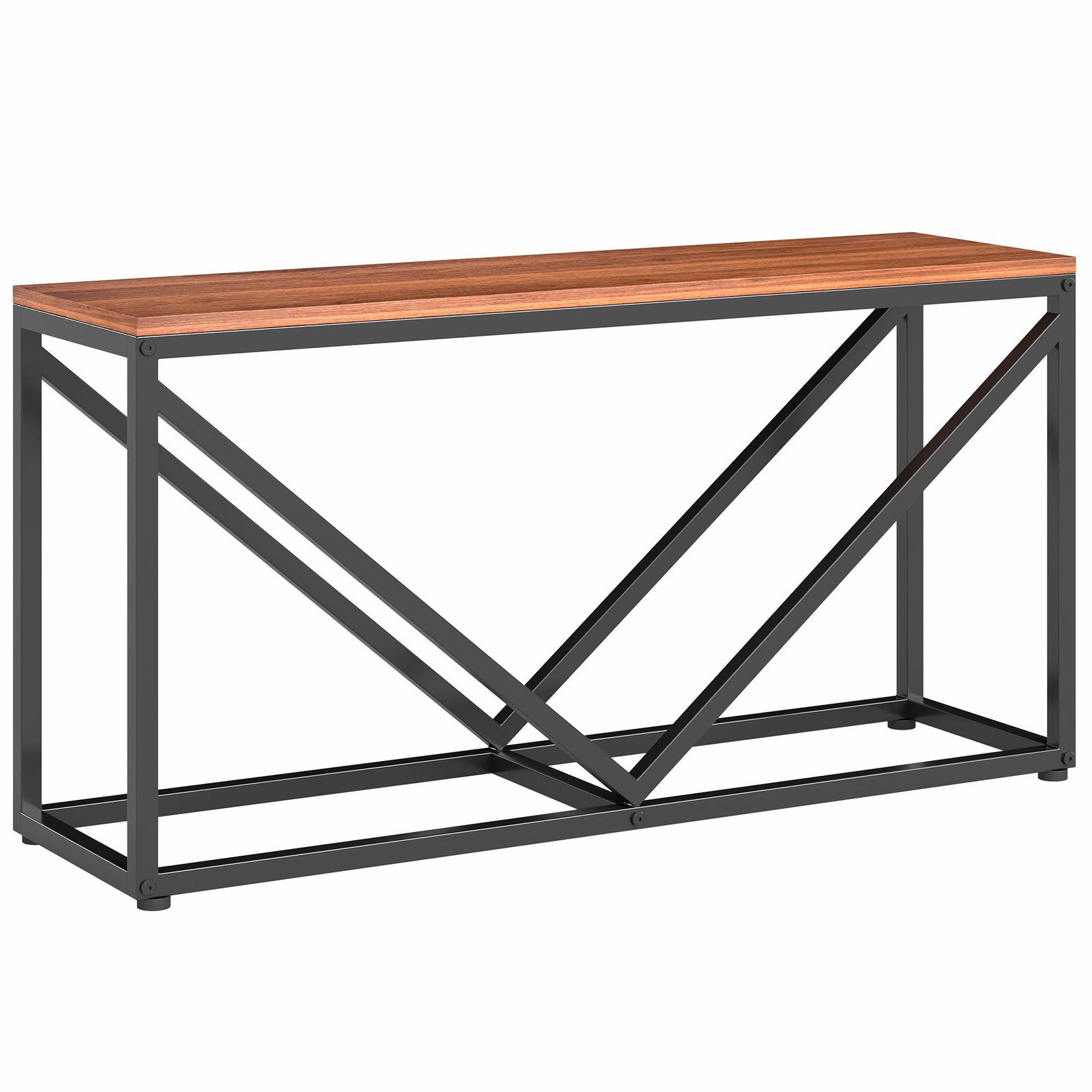 Vedstativ og sidebord til innendørs bruk – 98 x 28 x 50 cm