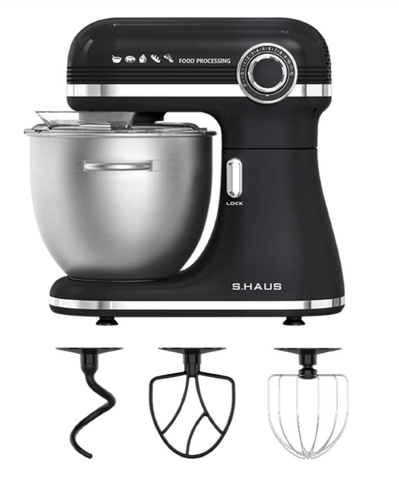 Swiss Haus Lake Geneva kjøkkenmaskin 7.0 l 1500 W - svart