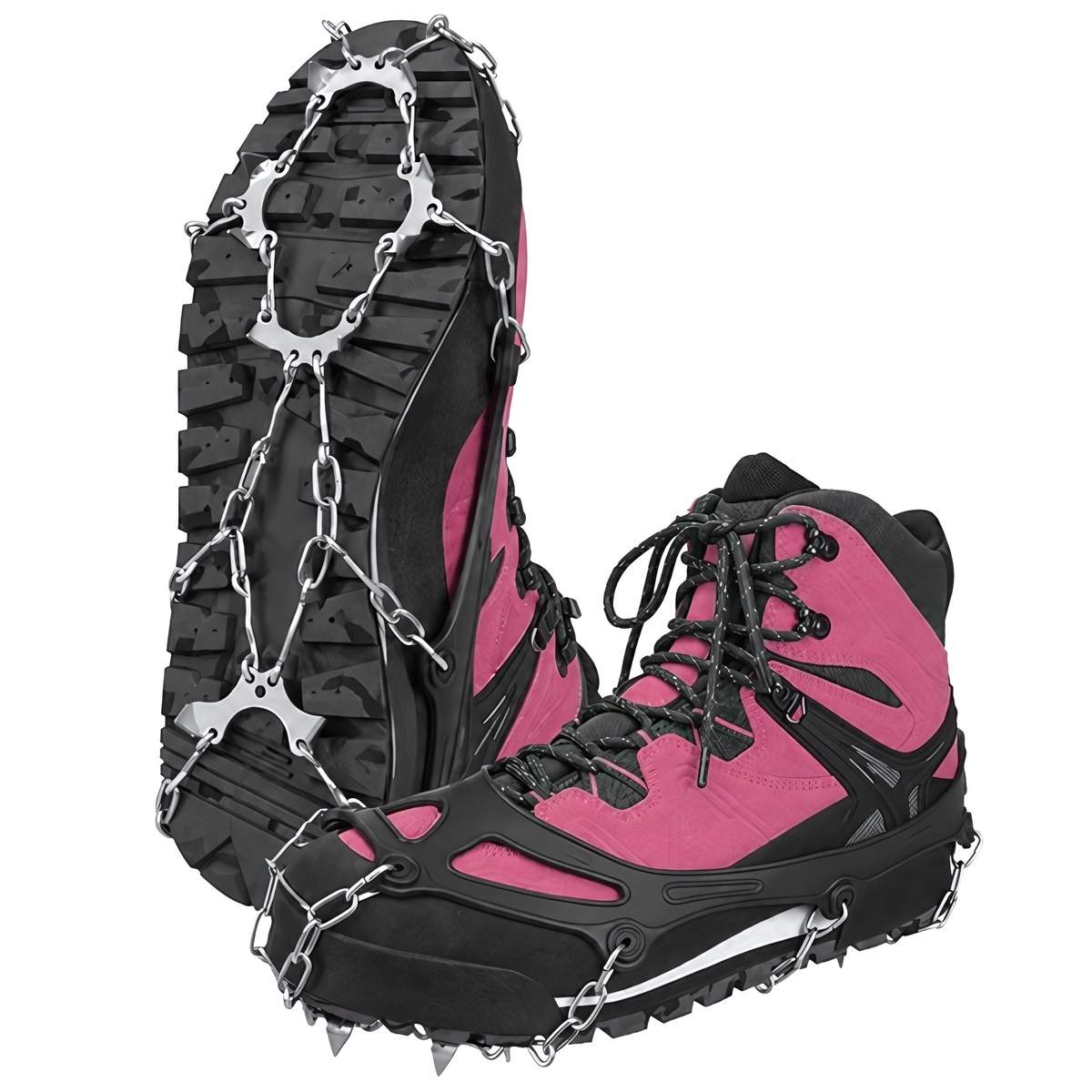 Snø- og isskogrep størrelse M 36-40 med bæreveske, 9 mm pigger