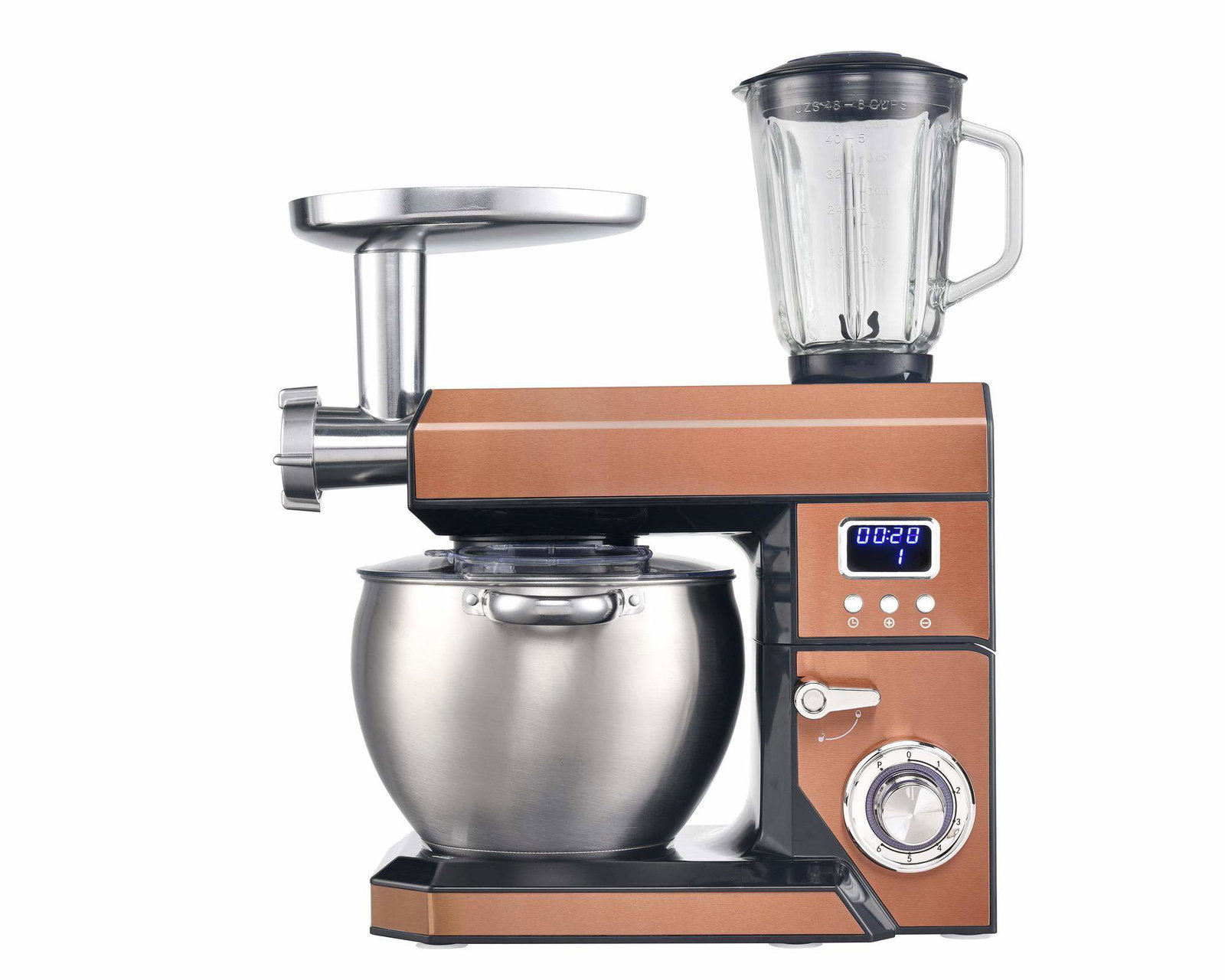 Swiss Haus Zermatt Glacier kjøkkenmaskin 8.5 l 1500 W med kjøttkvern og blender