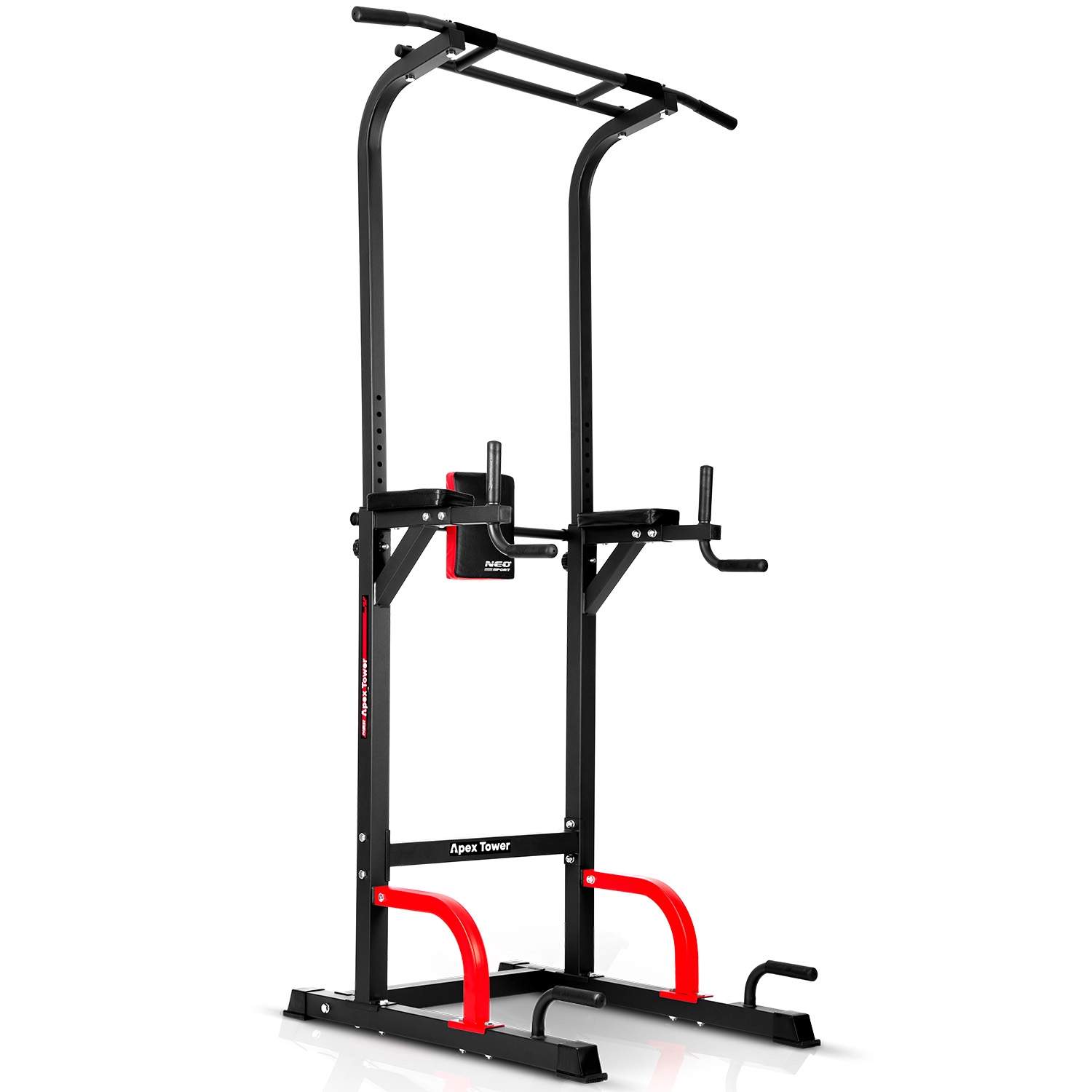 Hjemmegym Pull-up og Dip-stasjon med 3 grepalternativer, maks 150 kg