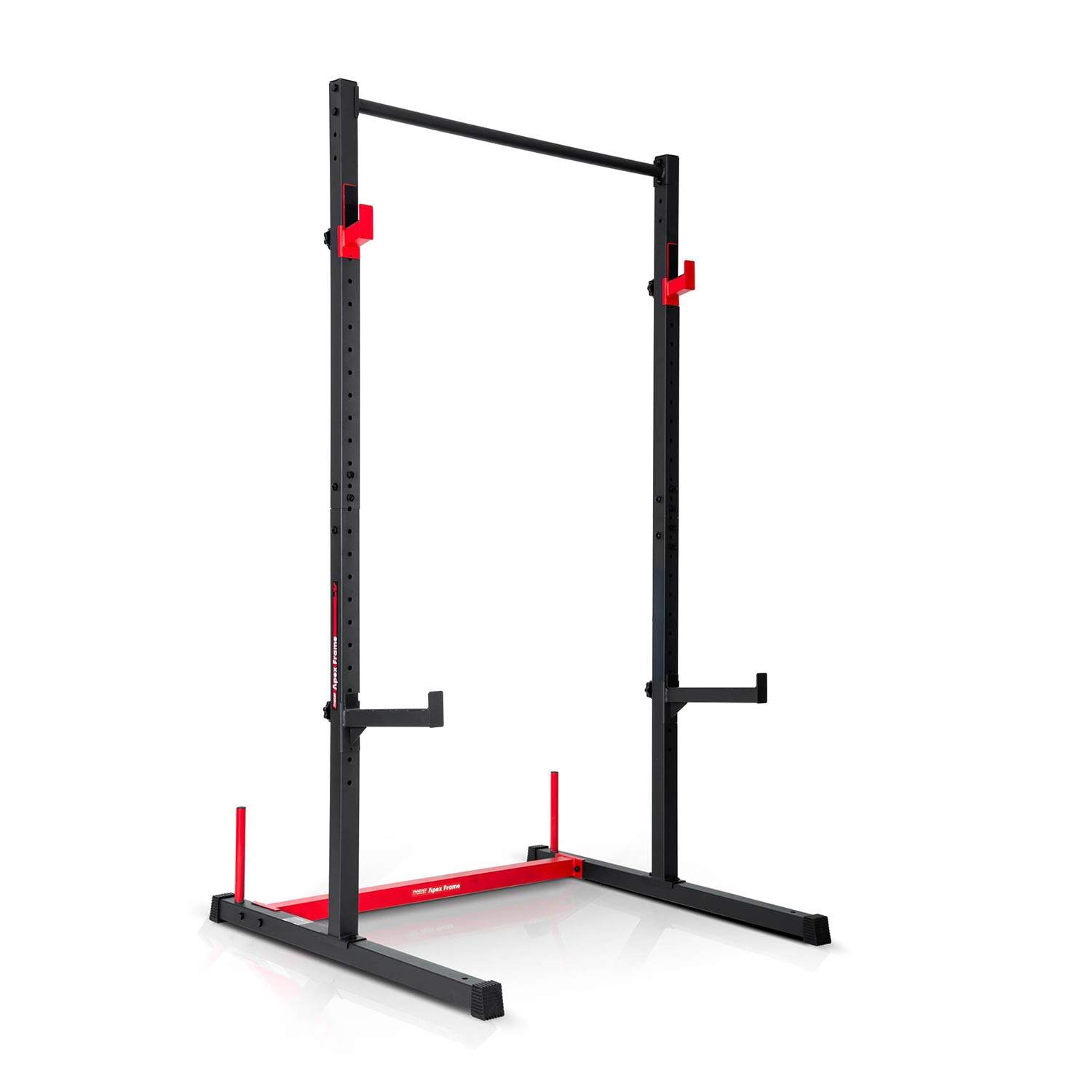 Halvstativ for hjemmegym med pull-up-stang, 113 x 115 x 221 cm, maks 300 kg