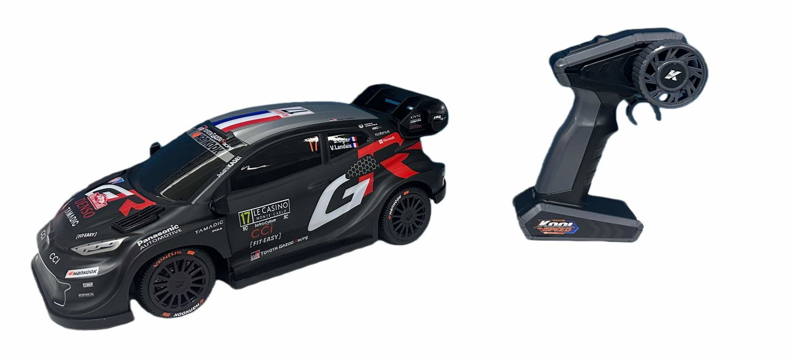 Toyota Gazoo Racing GR Yaris oppladbar fjernstyrt bil 1:14, Koolspeed, 2.4 GHz