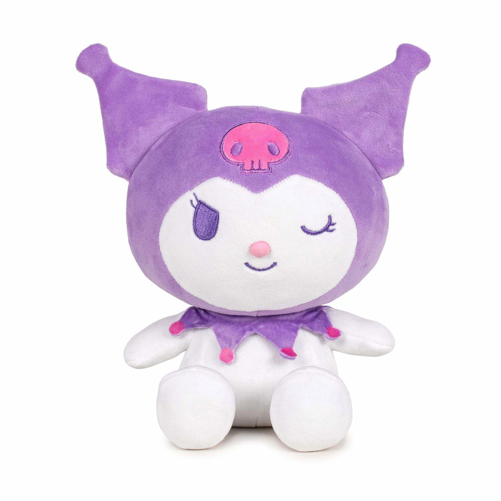 Kuromi myk plysj 25 cm i lilla, kosete figurleke