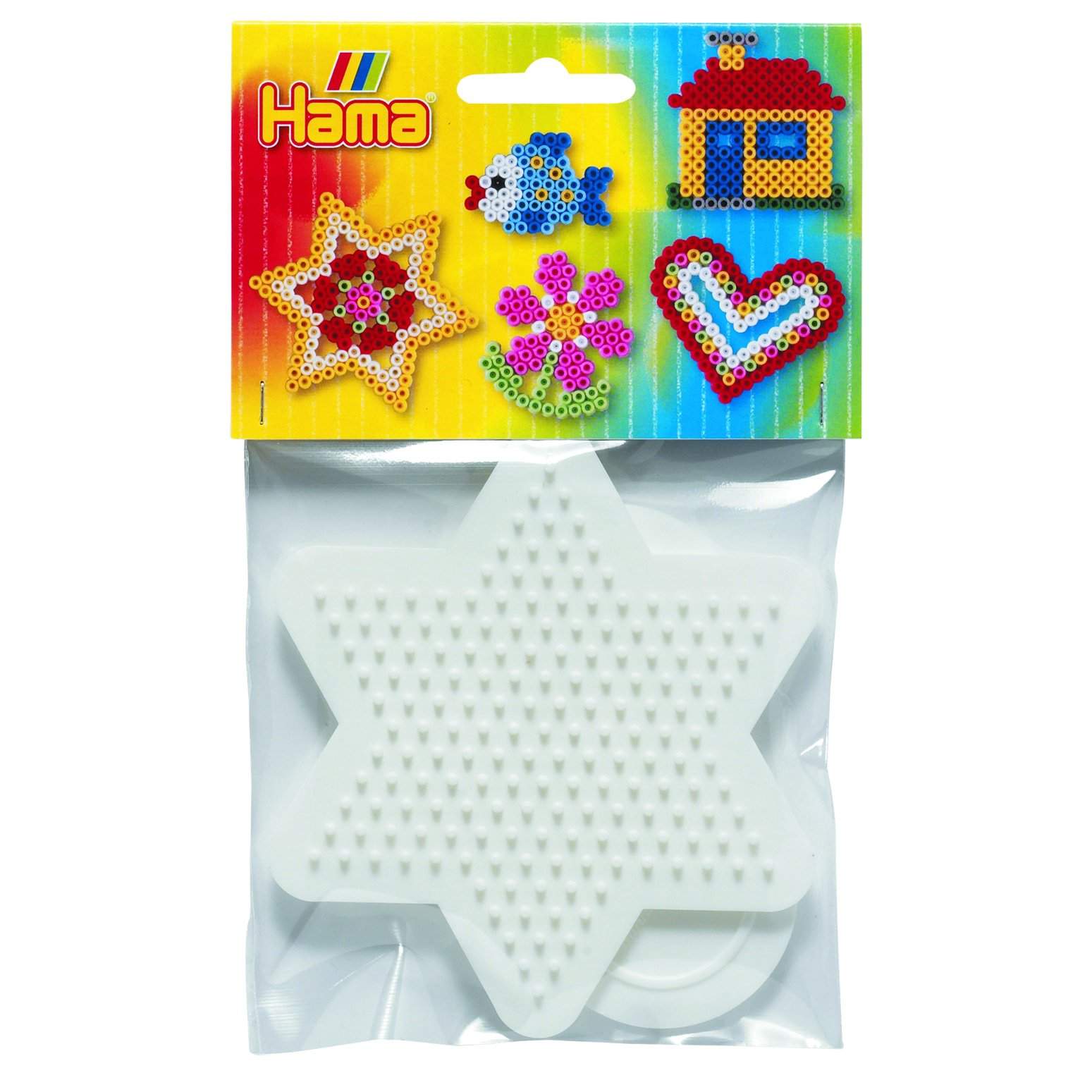 Hama Stjerneformet Midi Pegboard-veske med 2 Pegboards